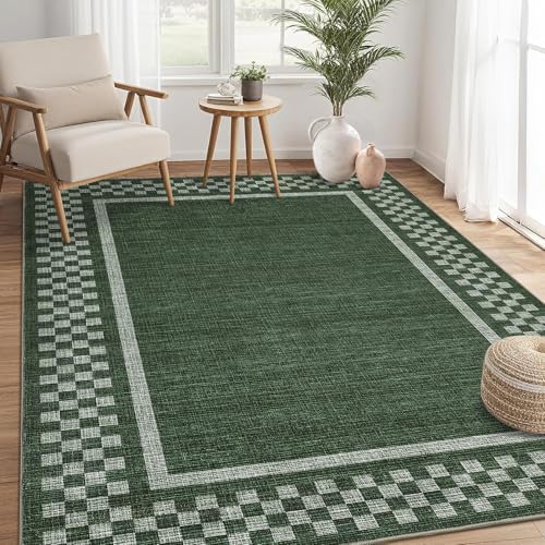GarveeHome Modern Bordered 8x10 Area Rugs - Image 2