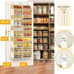 Ofiray-home Over the Door Organizer 5 Tiers, Extra Large Behind Door Storage of - Image 3