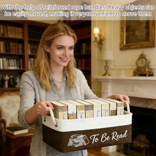 TBR Book Storage Basket Bin - Image 4
