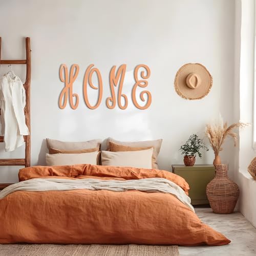 Wooden Letters 12 Inch for Wall Decor Large Cursive Wood Monogram Letters I - Image 4
