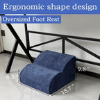 Foot Rest for Under Desk at Work.Multifunctional 3-Tier Foot Stool - Image 2