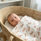Muslin Swaddle Blankets for Newborn, Cotton Receiving Blanket - Image 6