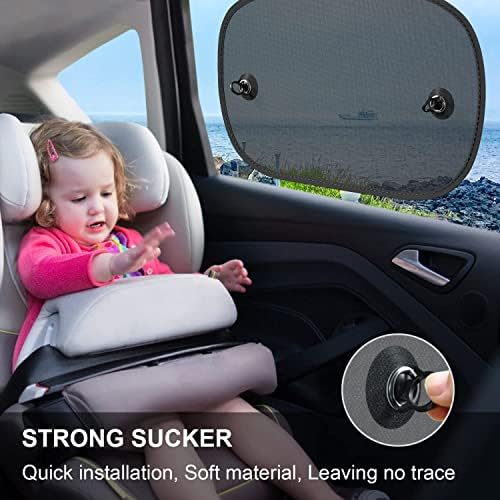 Car Window Shade, 2 Pack Car Sun Shade - Image 2