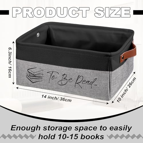 Marsui 1 Pcs TBR Basket Book Storage Bin Bookish Gifts - Image 2