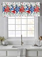 Vandarllin Eucalyptus 4th of July Kitchen Curtains Valances - Image 2