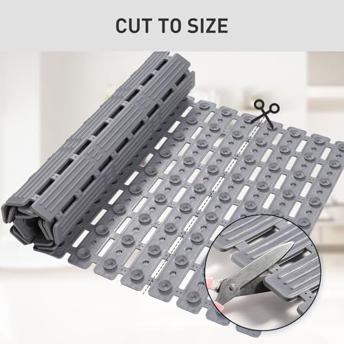 XIYUNTE Rubber Bath Mat for Tub Non Slip, 36 x 16 inches Bathtub Mat Non Slip - Image 6