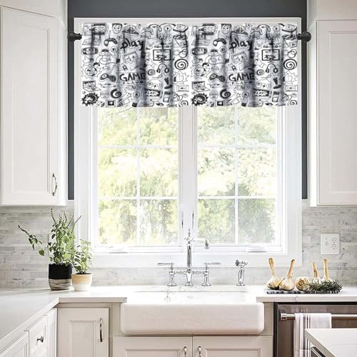 Valance Kitchen Curtains for Kitchen, 1 Panel - Image 6