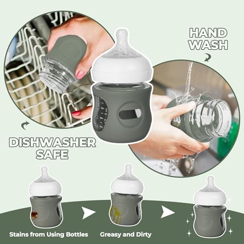 3Pack Silicone Sleeves for Philips Avent Natural Glass Baby Bottles - Image 7