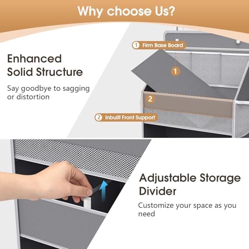 WISELIFE 5-Tier Over the Door Organizer - Image 5