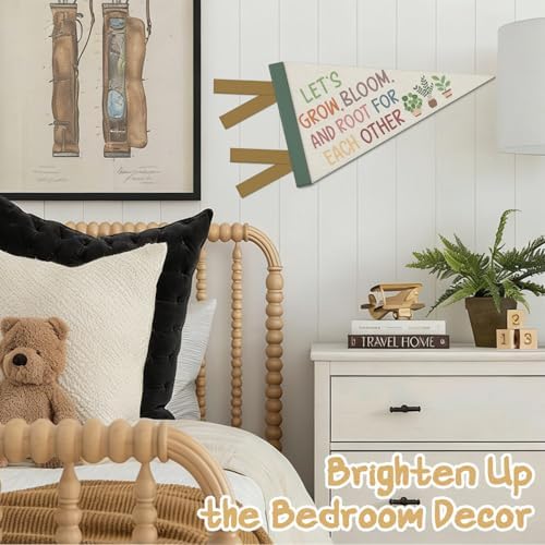 Plant Classroom Decor, Let’s Grow Greenery Plant Wall Banner - Image 4
