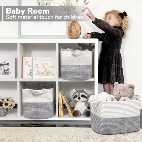 Goodpick Woven Storage Basket for Shelves - Image 3