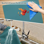 QPIX DIGITAL Extra Large Silicone Countertop Mat, Silicone Table Mat Kitchen - Image 5