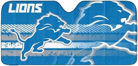 Fanmats NFL Windshield Sun Auto Shade, Sun Shield Sun Visor Accordion tri-fold by FANMATS