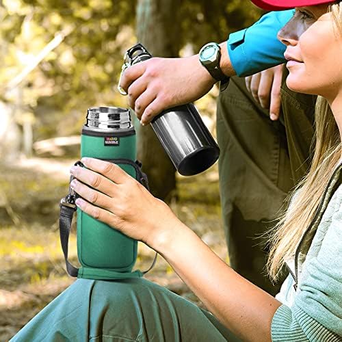 Nuovoware Water Bottle Carrier Bag, 750ml Bottle Pouch Holder, Adjustable - Image 6