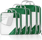 Compression Packing Cubes 6 Set, Compressible Space-Saving Packing Cubes by NICOSHOW
