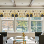 Vandarllin Vintage Sunflower Bee Valance Curtains - Image 4