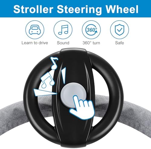 Accmor Stroller Steering Wheel Toy, Steering Wheel - Image 6