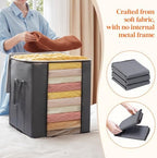 Lifewit 3 Pack 120L Extra Large Clothes Storage, Blanket Storage Bags - Image 2