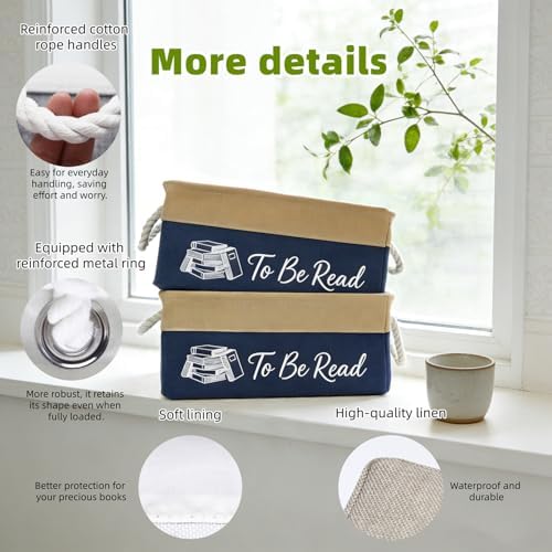 TBR Book Storage Basket Bin - Image 6