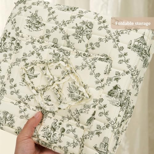 Floral Fabric Storage Basket Car Interior Storage Basket Underwear Sundries - Image 7