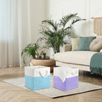 6 Pack 13x13 Inch Cube Storage Bins Fabric Square Cube Baskets - Image 7