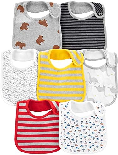 Simple Joys by Carter's Baby Boys' 7-Pack Teething Bibs by SimpleJoysbyCarters