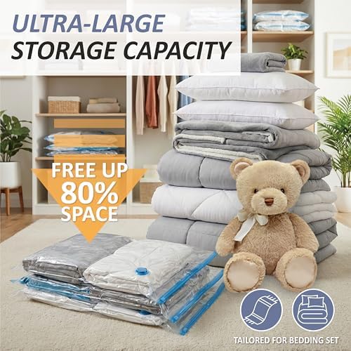 4 XXL Jumbo Vacuum Storage Bags - Image 2