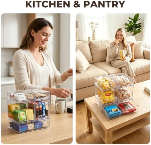 Stackable Bottle Storage Organizer Baby, and Office Organization, 5 Pack - Image 5