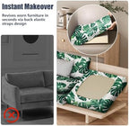 8Pcs Outdoor Cushion Covers, Stretch Patio Furniture Couch Chair Slipcovers - Image 5