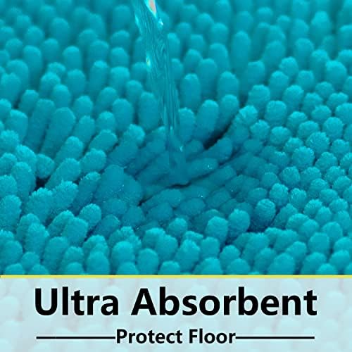 BOANKODU Bathroom Rugs Sets 2 Piece, Extra Soft Chenille Bath Mat Absorbent - Image 6