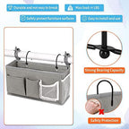 Bedside Caddy, Bedside Storage Bag Hanging Organizer - Image 2