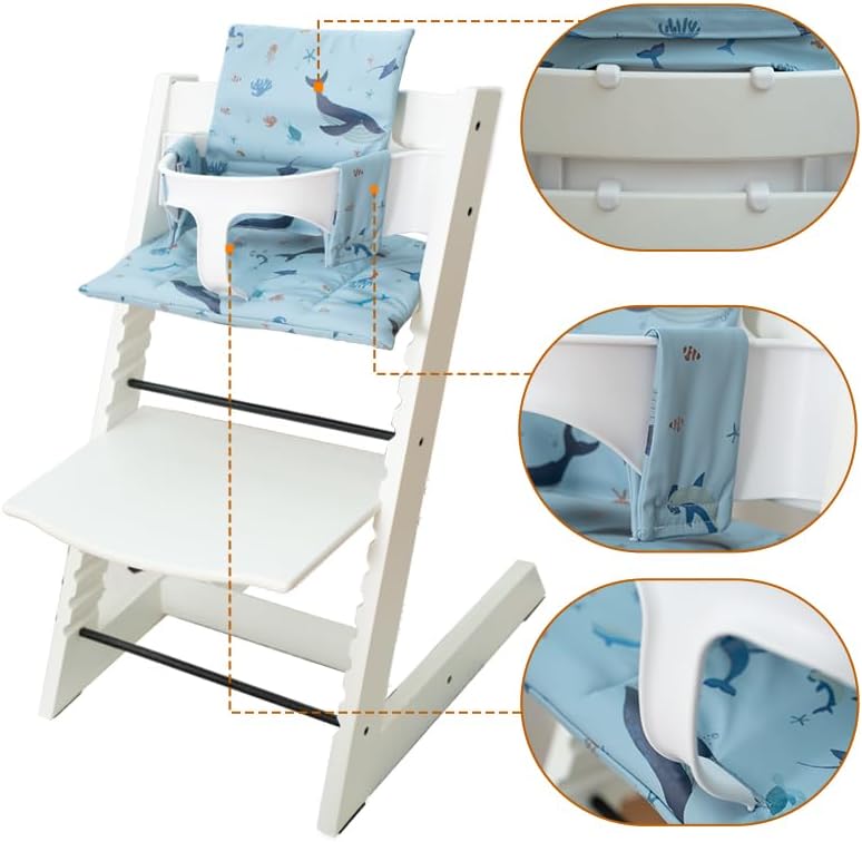 Baby Cushion Set Soft Highchair Cushion Compatible - Image 4