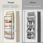 Yecaye Over The Door Organizer, Heavy Duty Hanging Organizers and Storage - Image 5
