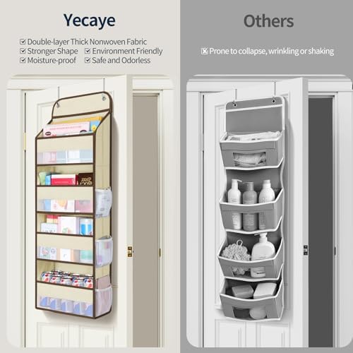 Yecaye Over The Door Organizer, Heavy Duty Hanging Organizers and Storage - Image 5