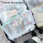 EOOUT 56pcs Mesh Zipper Pouch, Waterproof Zipper Bags, 8 Sizes Plastic Travel - Image 5