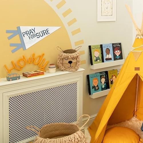 Surf Felt Pennant Banner Flags Ocean Nursery Playroom Wall Decor - Image 2