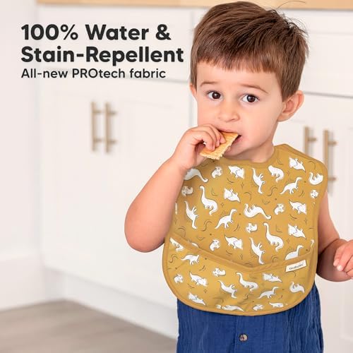 KeaBabies 3-Pack Waterproof Baby Bibs - Image 2