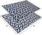 Stylish Camping 256091 6-feet by 9-feet Reversible Mat, Plastic Straw Rug - Image 2