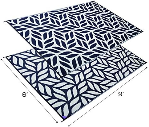 Stylish Camping 256091 6-feet by 9-feet Reversible Mat, Plastic Straw Rug - Image 2