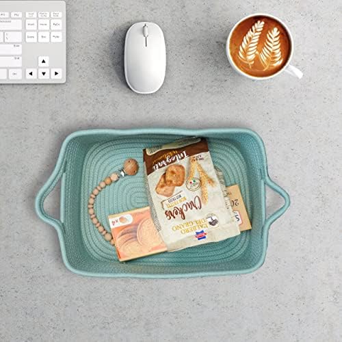 XUANGUO Medium Woven Cotton Rope Storage Basket - Image 4