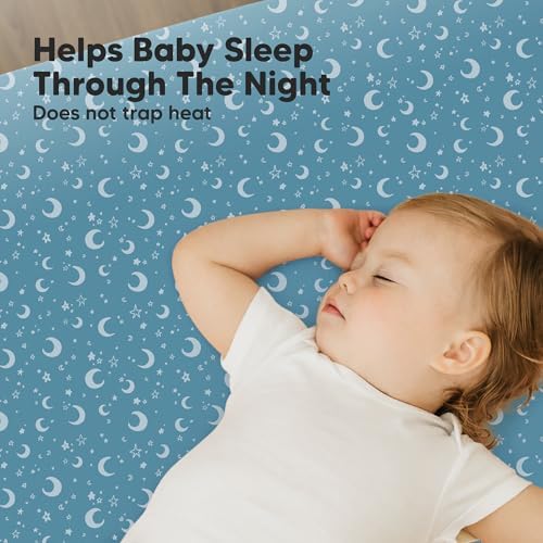 2pk Mini Crib Sheets Fitted 38x26 Pack N Play Mattress Sheet - Image 5