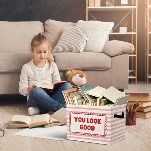 Positive Affirmation Nursery Storage Bins Box - Image 5