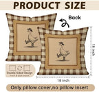 Western Goose Nursery Decor Pillow Cover 18x18 - Image 5