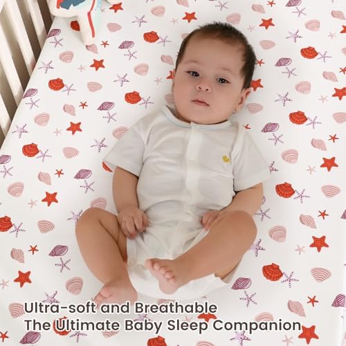 david's kids 3 Pack Fitted Crib Sheets, Ultra Soft Breathable Comfortable Baby - Image 2