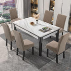 Genina Waterproof Dining Chair Covers Set of 4 Parsons Chair Slipcovers - Image 6