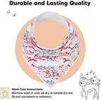 10pk Organic Baby Bandana Bibs for Drooling and Teething - Image 6