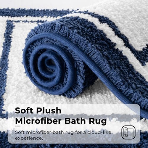 GRANNY SAYS Microfiber Bathroom Rugs Non Slip Washable, Water Absorbent - Image 3