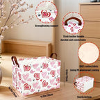 Valentine's Day Basket Gift for Empty Cute Heart Large Storage Bin for Kid and - Image 5