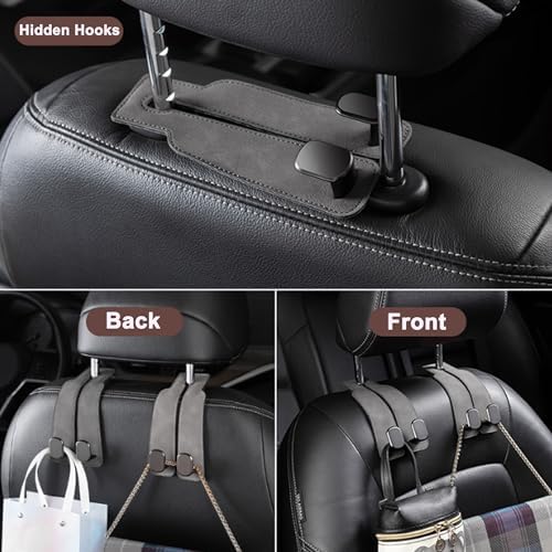 Amelity Car Headrest Hooks, Purse Hook - Image 5