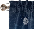 Christmas Kitchen Curtains and Valances Set, Santa Claus Reindeer Window - Image 5